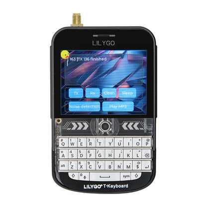 LILYGO T-Deck Plus 868MHz ESP32-S3 Development Board GPS Long Range Communication Module with External Antenna (White Keyboard)