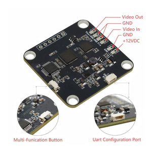 FPV Video Scrambler TX Encryption and RX Decryption Module Kit for Analog Video Signal Transmission