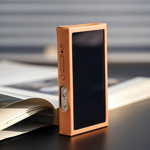 Original Brown/Blue PU Leather Sheath High Quality Protective Sheath for FiiO SK-M21 Music Player