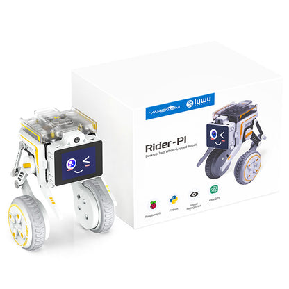 Rider-Pi Desktop Two Wheel-Legged Robot Self-Balancing Robot Dog with 5MP Camera &amp; Raspberry Pi CM4