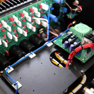 Transaudio Two-Channel Amplifier 2x100W 8Ω Audiophile Power Amplifier (A9.4 Standard Version Black)