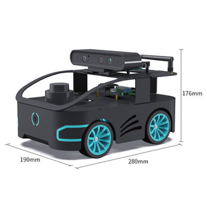 ROS2 V550 Ackerman Version ROS Robot Robotic Car Kit LubanCat1S 4GB Development Board with Depth+RGB Camera