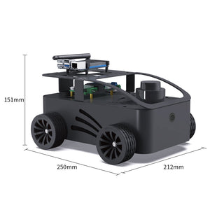 ROS2 V550 4WD Version ROS Robot Robotic Car Kit LubanCat1S 4GB Development Board with RGB Camera