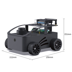 ROS2 V550 4WD Version ROS Robot Robotic Car Kit LubanCat4 8GB Development Board with RGB Camera