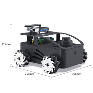 ROS2 V550 Mecanum Wheel Version ROS Robot Robotic Car Kit LubanCat1S 4GB Development Board with RGB Camera