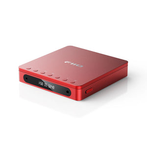 FiiO Red DM13 Portable CD Player CS43198x2 DAC Bluetooth HiFi Player 3.5mm+4.4mm Output Turntable