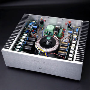 TransAudio MASTER Edition FM801 500W Power Amp Line-Level Two-Channel Power Amplifier (Silver Shell)