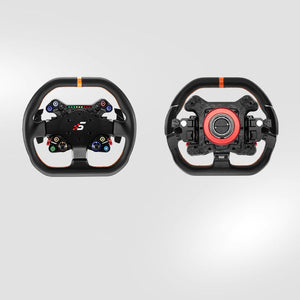 Simagic Neo X-310G 12.2&quot; (310mm) GT Steering Wheel with Orange Stitching and Microfiber Leather