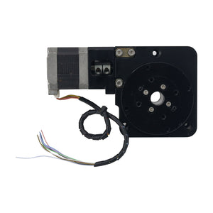 Mini R-Axis Electric Rotary Table CNC Electric Indexing Table with 360° Rotation and Worm Gear Drive