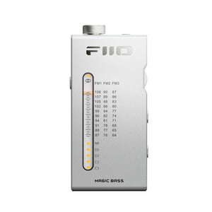 FiiO Silvery RR11 Portable Mini Stereo Radio Smart Elderly Specific Cellphone Audio Decoder Headphone Amplifier
