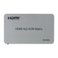 4K 60Hz HDMI Matrix Switch HDMI 4x2 KVM Matrix Supports Keyboard Mouse Speakers Headphones PC