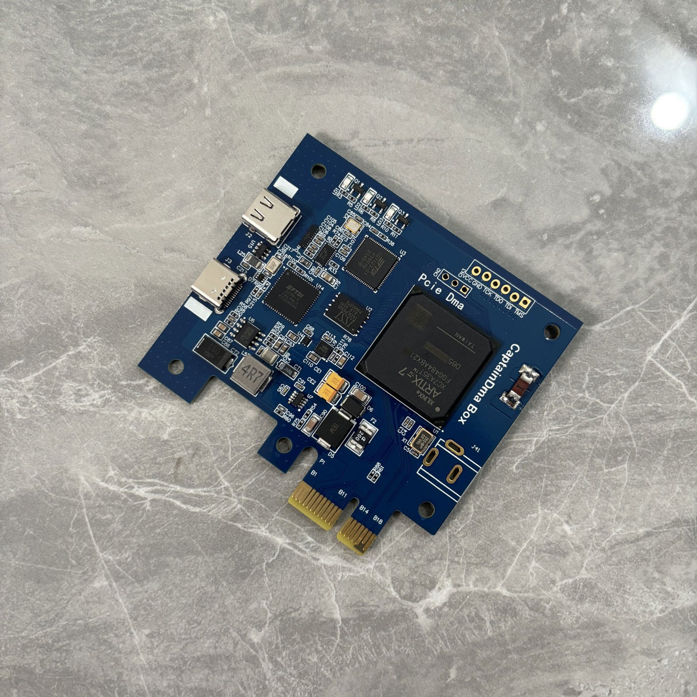 CapDMA 35T-4th Factory Firmware DMA Board for Artix-7 FPGA Speedy Processor Direct Memory Access Board