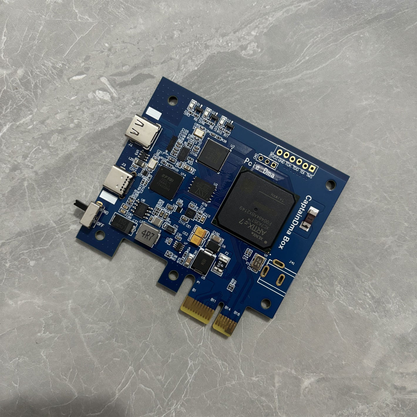 CapDMA 35T-4.1th Factory Firmware DMA Board for Artix-7 FPGA Speedy Processor Direct Memory Access Board