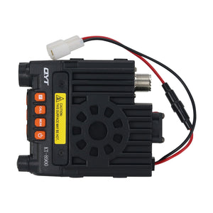 QYT-KT8900 25W VHF UHF Mobile Radio Mini-Sized Transceiver with Feeder Antenna Programming Cable