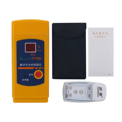 PT-90D Wood Moisture Meter Wood Moisture Tester with 5-40% Range and Rechargeable Battery Kit