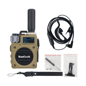 HamGeek Mini HG600 10W 5000KM 4G POC Radio Mini Walkie Talkie Handheld Transceiver for Road Trips