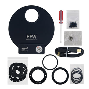 ZWO EFW5X2” 2-inch EFW Electronic Filter Wheel 5-Position Support 2-inch Filter ASCOM and SDK Control