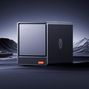 WTR PRO AMD-5825U Metal Mini PC 4xSATA Slot Dual 2.5G High Speed Transmission (No RAM No SSD)