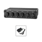 Heareal F3 Audio Signal Splitter 2 Inputs 4 Outputs Stereo Low Distortion Audio Mixer DC12V