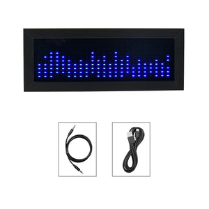Heareal MS1 Blue LED Music Spectrum Light Voice Control Pickup Dual Channel Input Rhythm Light