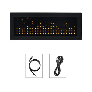 Heareal MS1 Warm White LED Music Spectrum Light Voice Control Pickup Dual Channel Input Rhythm Light