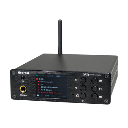 Heareal J4 Bluetooth5.4 HiFi Audio Player DSD Digital Broadcasting 2x9038Q2M DAC Headphone Amplifier with/without USB