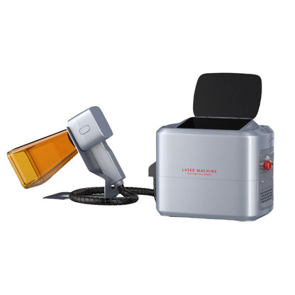 HLC-50W 220V Plug-in Type Laser Marking Machine Portable Handheld Laser Engraving Machine for Metals