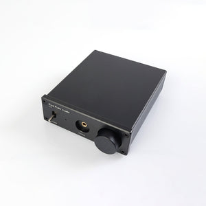 Black U1 Desktop USB Decoder DAC Headphone Amplifier ES9038 Audio Decoder Support 384K DSD12 Decoding