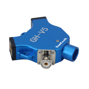 HamGeek GH-V5 V Shaped Antenna 7MHz-430MHz 200W IP68 Waterproof Balun Dipole Shortwave Antenna (Blue)