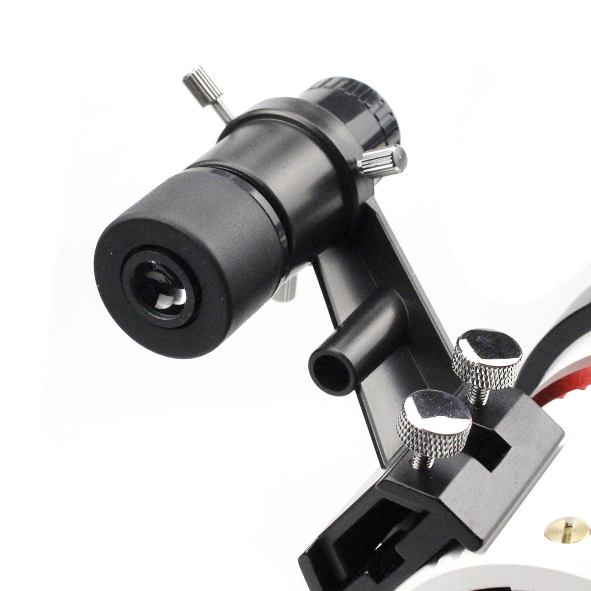 TeSeek 6x21 Plastic Correct-Image Finderscope with Crosshair Reticle + Optional Vixen-Style Dovetail Mounting Base