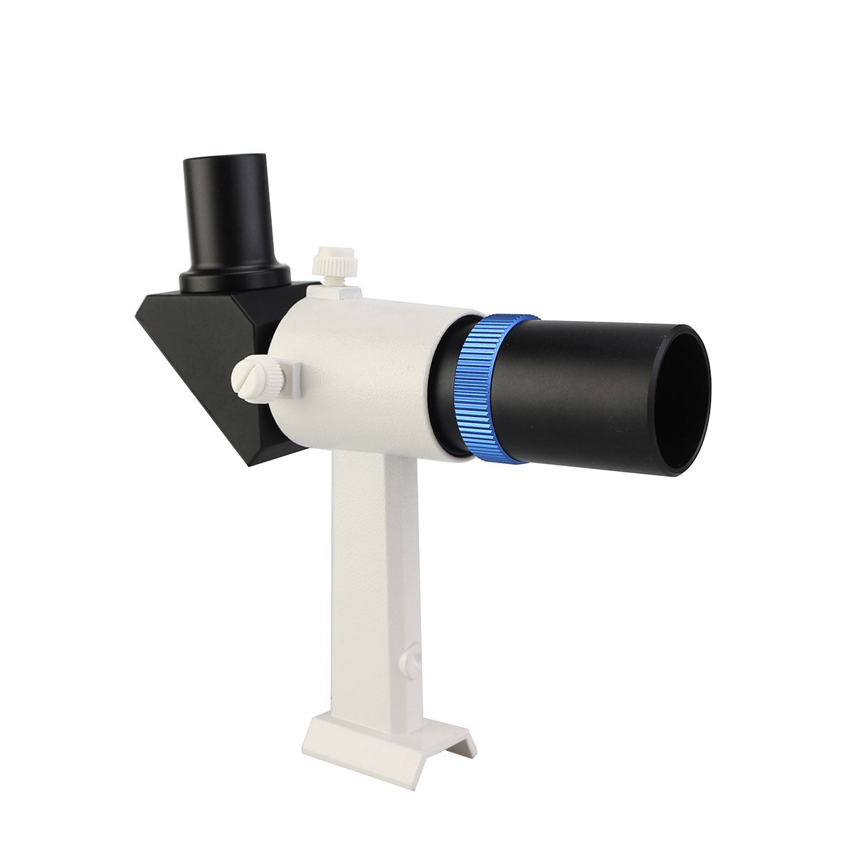 TeSeek 6x30 Metal Correct-Image Finderscope with Crosshair Reticle + Optional Vixen-Style Dovetail Mounting Base