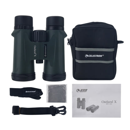Original Outland X 8x42 Binoculars Waterproof Fogproof Roof Binoculars (Army Green) w/ BaK-4 Prisms