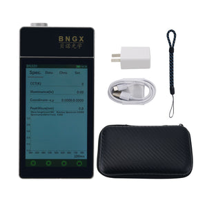 BN320 380-780nm Handheld LED Spectral Illuminometer CCT/Lux/Ra Testing with 4-inch HD LCD Touch Screen