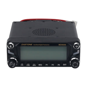 ZASTONE MD9000 Vehicle-mounted Walkie Talkie DMR Digital Analog Modes 50W High Power FM Transceiver APRS Positioning