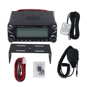 ZASTONE MD9000 Vehicle-mounted Walkie Talkie DMR Digital Analog Modes 50W High Power FM Transceiver APRS Positioning