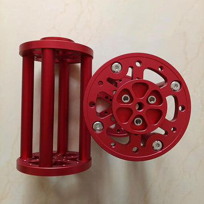 TeSeek MT-3 195mm (7.7") EQ Mount Pier Extension (Red/Silver/Black) for EQ3 EQ5 Tripods and 3/8" Screw Tripods