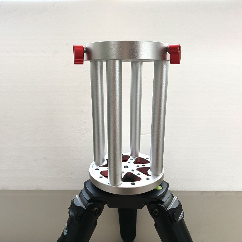 TeSeek QD-1 205mm/8.1" EQ Mount Pier Extension Accessory (Silver/Black) for ZWO iOptron and Sky-Watcher