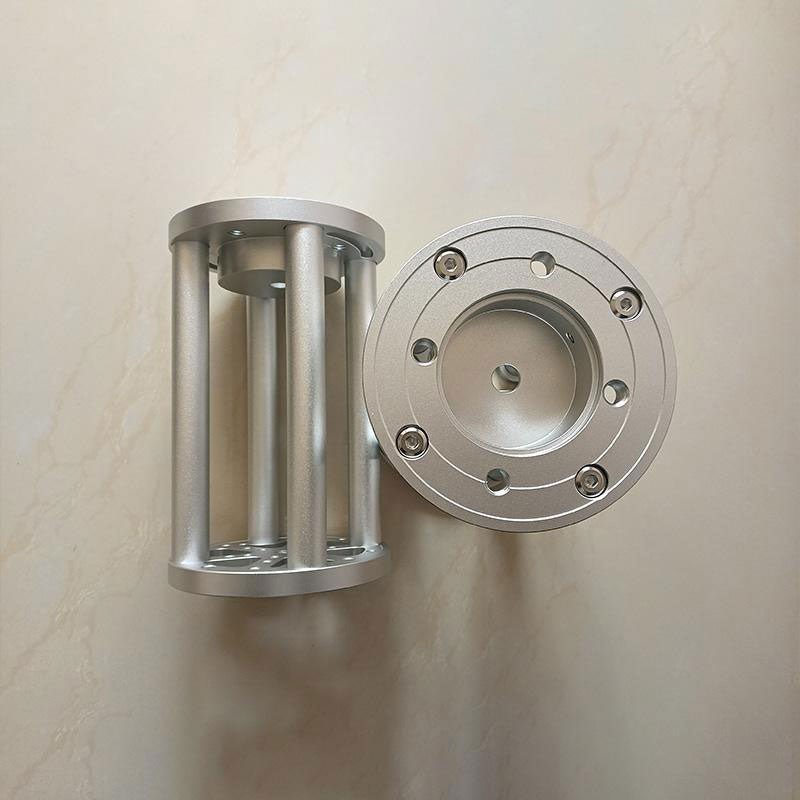 TeSeek XD-1 195mm (7.7") EQ Mount Pier Extension (Silver/Black) for TC40 CF40 3/8" Screw Tripods and EQ3 EQ6