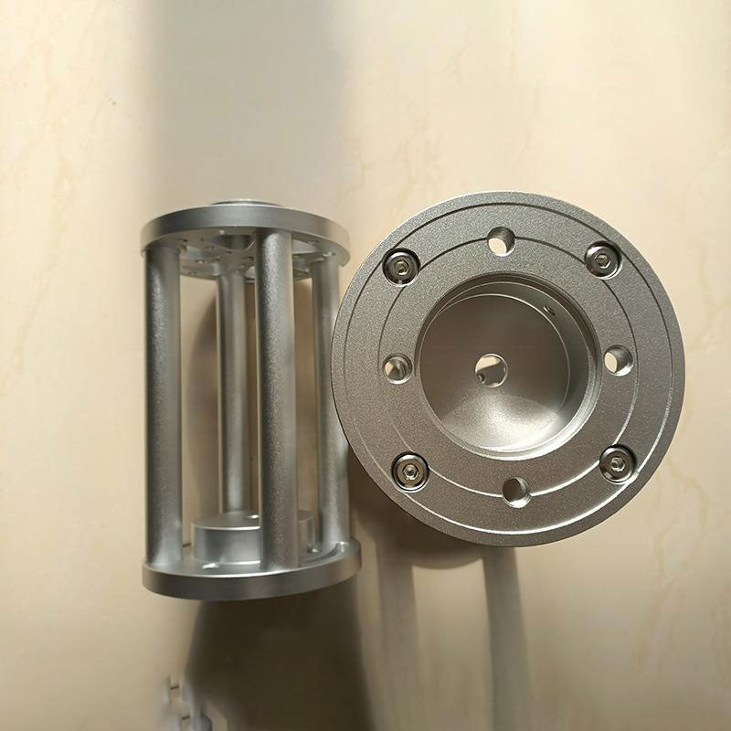 TeSeek XD-3 195mm (7.7") EQ Mount Pier Extension (Silver/Black) for EQ3 EQ5 Tripods and EQ6 EQ3 EQ Mounts