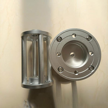 TeSeek XD-3 195mm (7.7") EQ Mount Pier Extension (Silver/Black) for EQ3 EQ5 Tripods and EQ6 EQ3 EQ Mounts