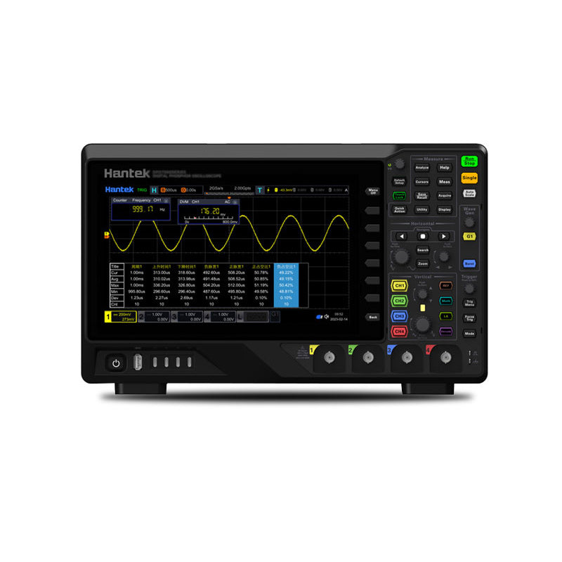 Hantek DPO7202C 2-Channel 200MHz Bandwidth Multifunctional Digital Oscilloscope with 10.1-inch Touch Screen