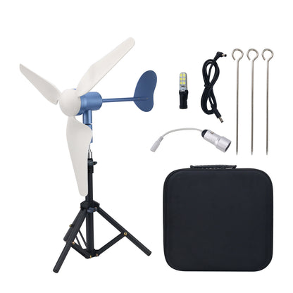 50W 1-24V High-End Micro Wind Generator Kit Portable Wind Turbine Generator for Outdoor Uses Camping