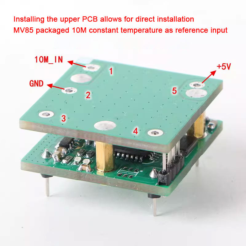 MV85 OCXO Oven Controlled Crystal Oscillator Phase Locked Loop PLL Frequency Conversion Board 10M Input