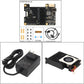 Geekworm X1009 PCIe to 5-Port SATA Expansion Board + H505 Heatsink + DC 12V 5A Power Adapter (US/EU Plug)