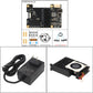 Geekworm X1009 PCIe to 5-Port SATA Expansion Board + 5 Data Cables + H505 Heatsink + Power Adapter (US/EU Plug)