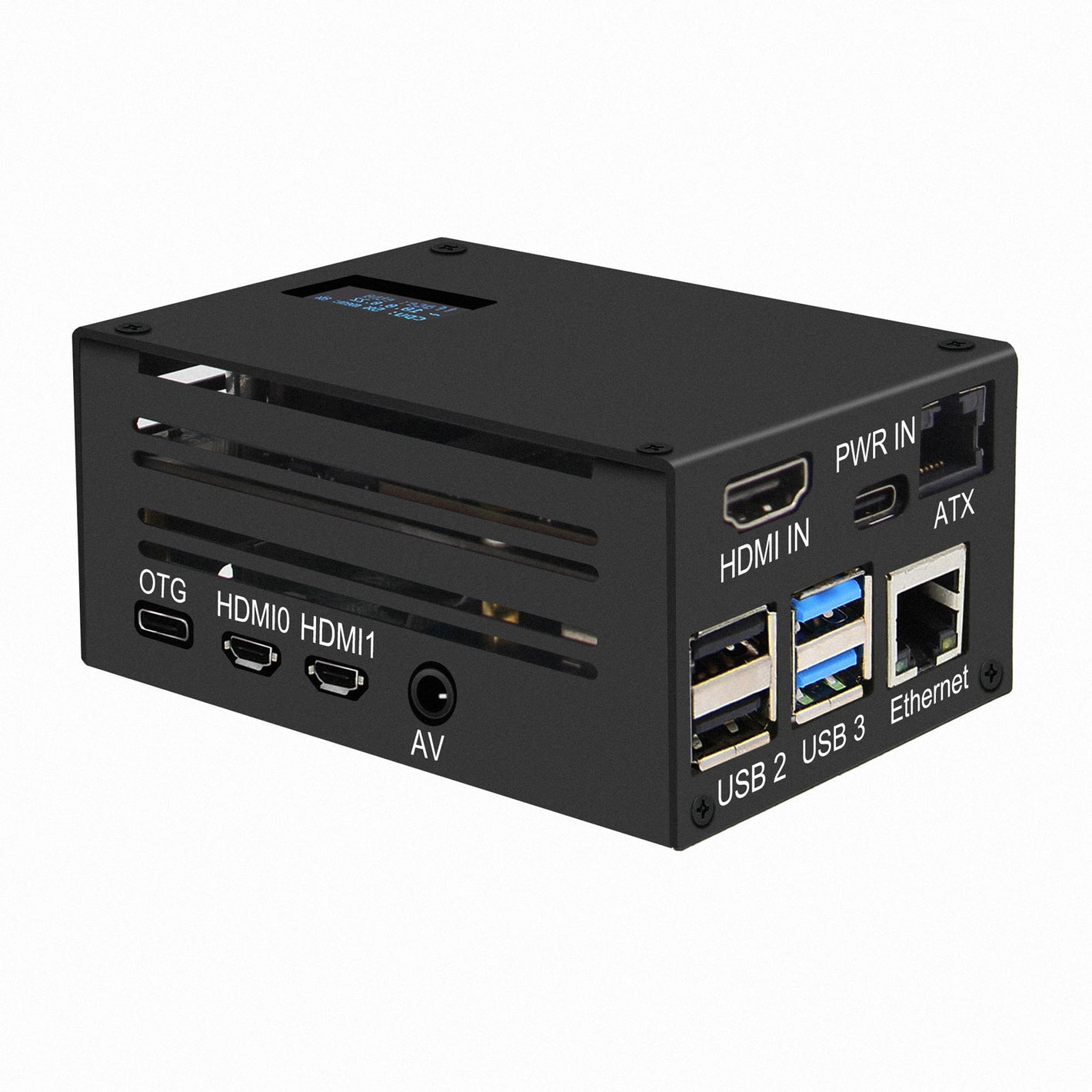 Geekworm KVM-A3 Kit PIKVM V3 HAT Open-Source KVM Over IP + Optional US Power Adapter for Raspberry Pi 4