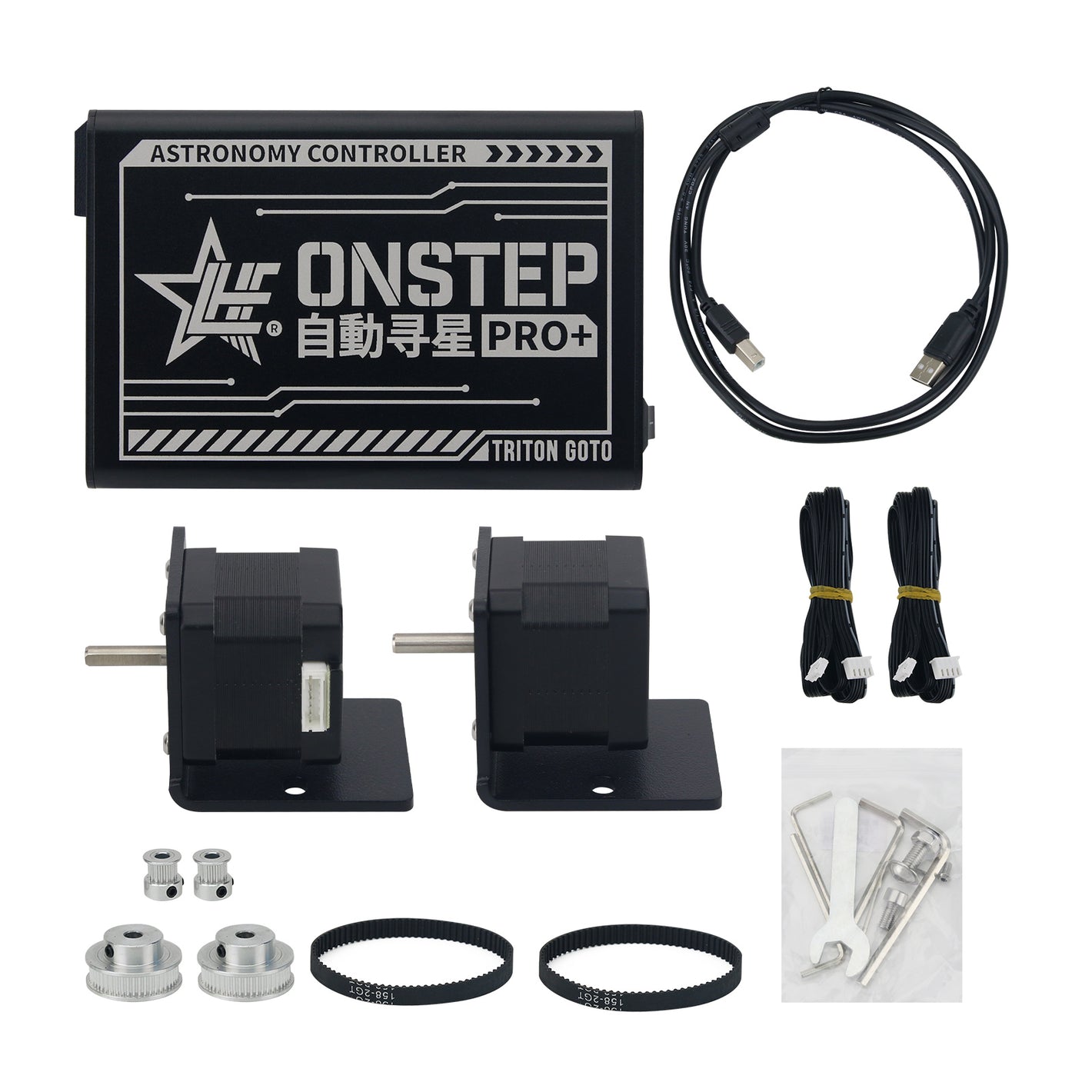 TeSeek EXOS2 Kit Onstep Astronomical Telescope Goto Controller Compatible with Stellarium/SkySafari for Equatorial Mount