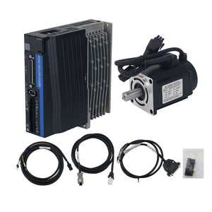 60mm Flange 400W 1.27NM 3000RPM/6000RPM Servo Motor Kit Magnetic Encoding Servo Motor and Driver