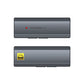 Fosi Audio DS2 Gray Portable Headphone Amplifier DAC Balanced Hifi Audio Decoder + Type-C Cable