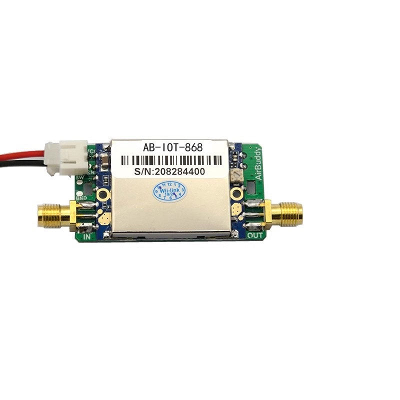 AB-IOT868-SMA 850MHz-930MHz Bi-directional Signal Amplifier Module 5V IoT RFID Transceiving Signal Amplifier